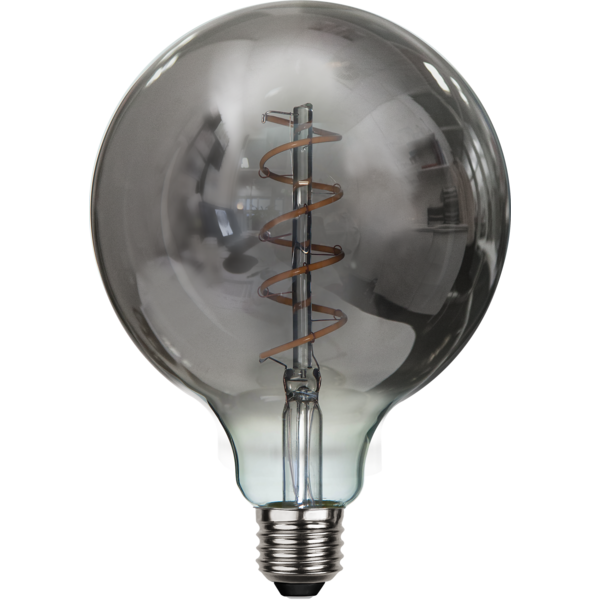 LED Lamp E27 G125 Decoled Spiral Smoke