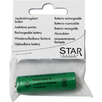 Rechargeable Battery AA 1,2V 600mAh Ni-MH