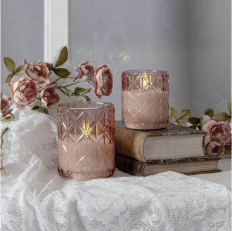 LED Candle Flamme Romb