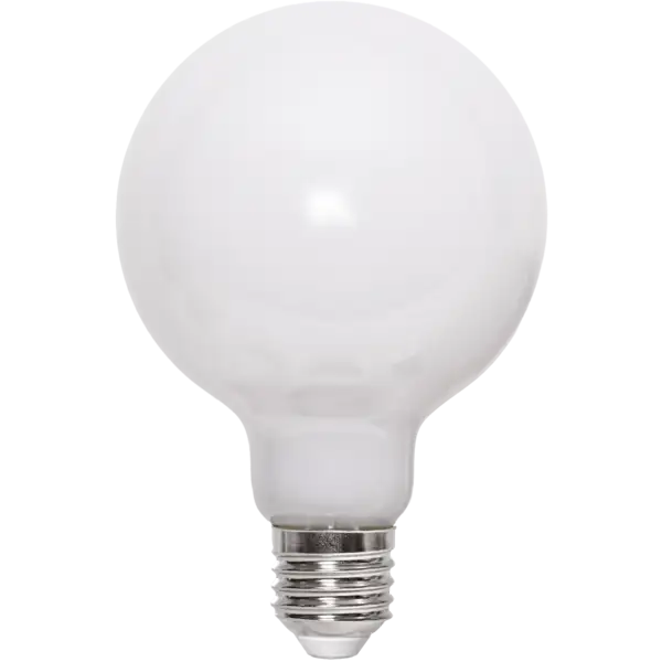 LED-lampa E27 Glob 95 Opaque Fil RA90 3-step memo