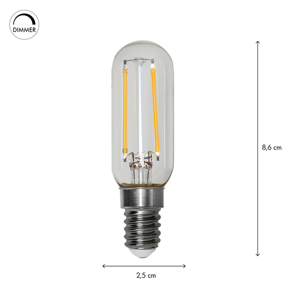 LED Lamp E14 T25 Clear