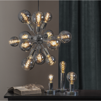 LED Lamp E27 TA60 Decoled Spiral Smoke