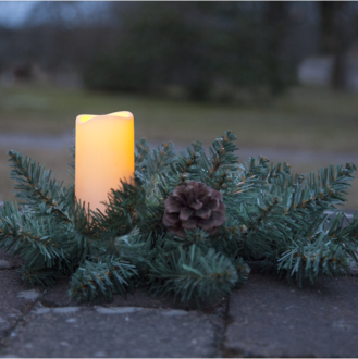LED Memorial Candle Serene