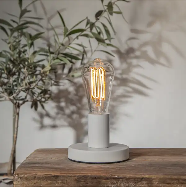 LED-lampa E27 Lyktlampa Decoled Grace Clear