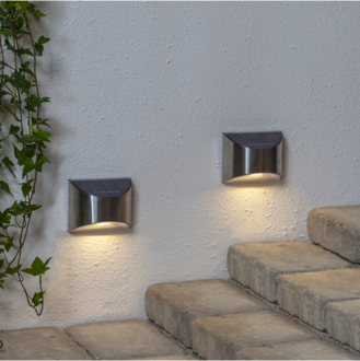 Solar Wall Lantern 2 pack Wally
