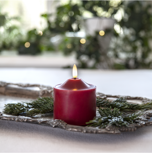 LED Pillar Candle Flamme Top