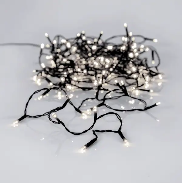 Lichterkette Crispy Ice White