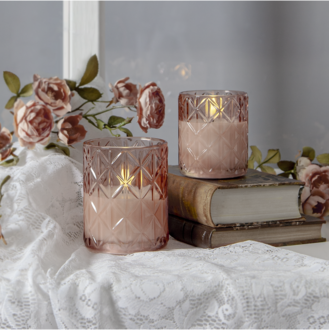 LED Candle Flamme Romb