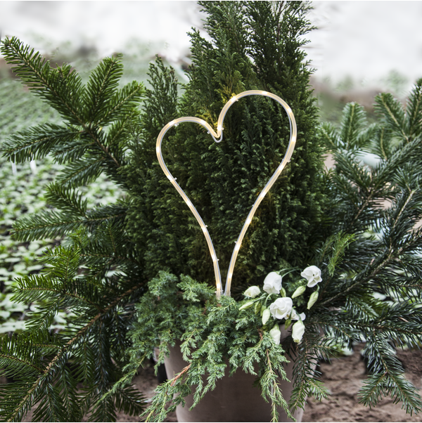 LED Memorial Candle Decorationheart