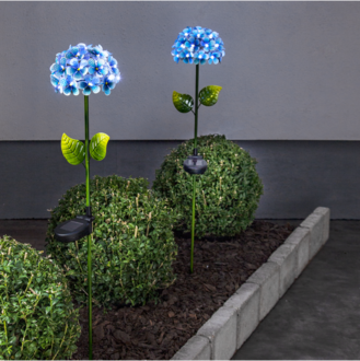 Solar Garden Stick Hortensia