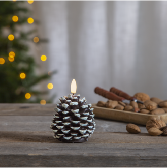 LED Pillar Candle Flamme Cone