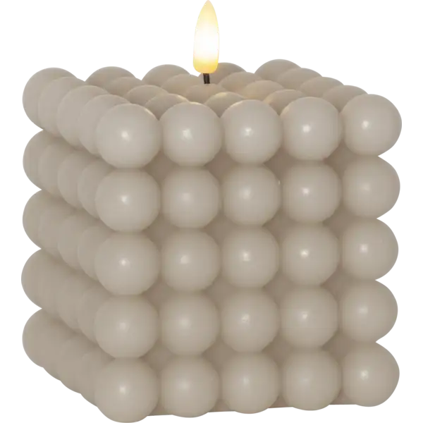 LED Stumpenkerze Flamme Dot