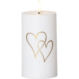 LED Candle Flamme Heart