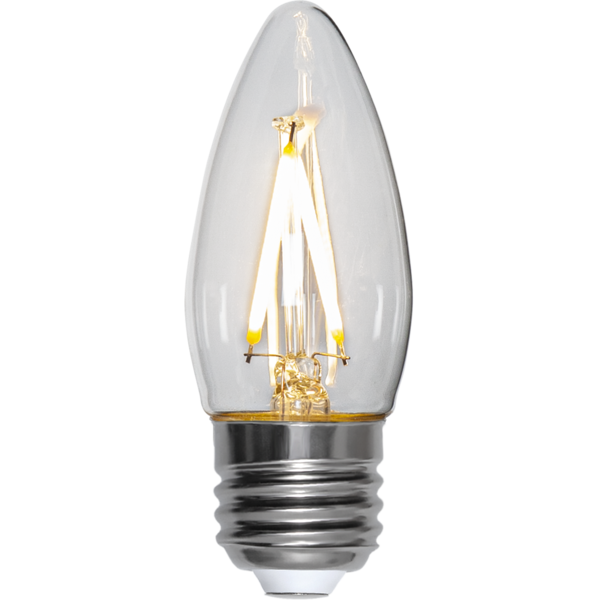 LED Lamp E27 C35 Clear