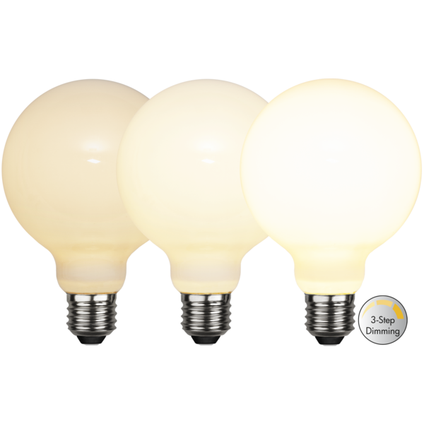 LED Lamp E27 G95 Opaque Filament RA90 3 step Christmas decorative lighting for indoors outdoors