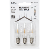 E10 Spare lamp 3-pack - Éclairage de Noël Star Trading