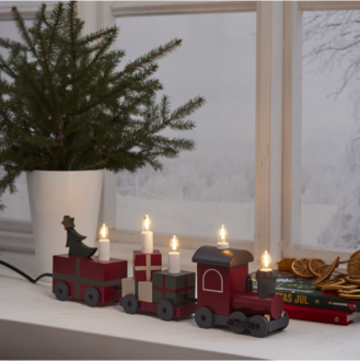 Candlestick Christmas train