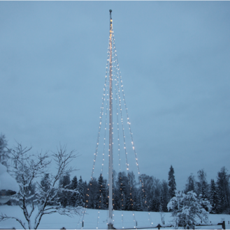 Spare Light Chain Flagpole-Tree