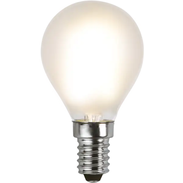 LED-lampa E14 Klot Frosted
