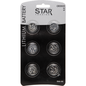 Battery 6 Pack CR2032