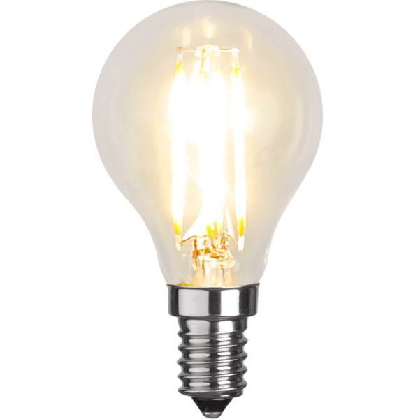 LED-lampa E14 Klot Clear
