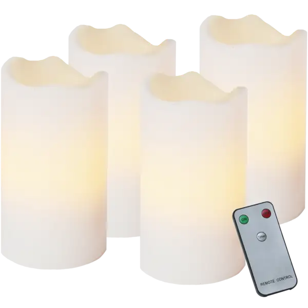 LED Blockljus 4-pack Advent