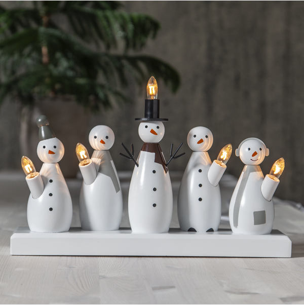 Candlestick Snowman
