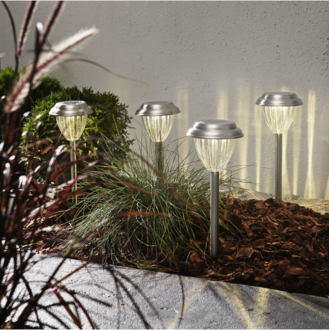Solar Bollard 4 Pack Palma