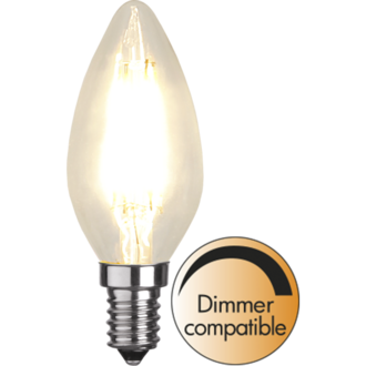 LED Lamp E14 C35 Clear