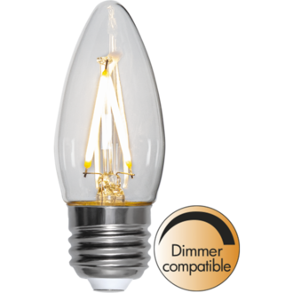 LED Lamp E27 C35 Clear