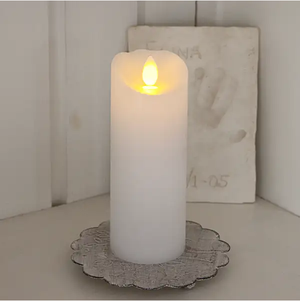 LED Stumpenkerze Glow