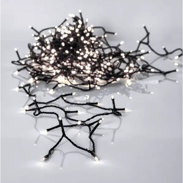 Lichterkette Crispy Ice White