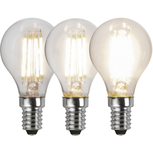 LED Lamp E14 P45 Clear 3-step memory