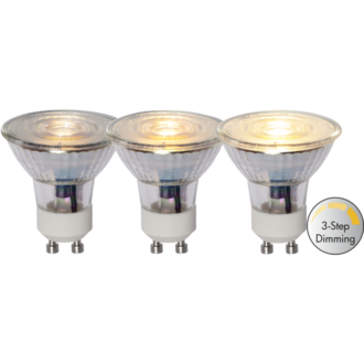 LED Lamp GU10 MR16 Spotlight Glass 3-step