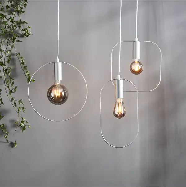 LED-lampa E27 Glob 125 Plain Smoke