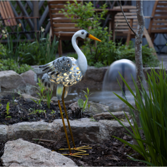 Solar Decoration Heron