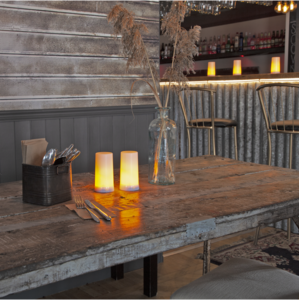 LED Pillar Candle Diner 5 Extra