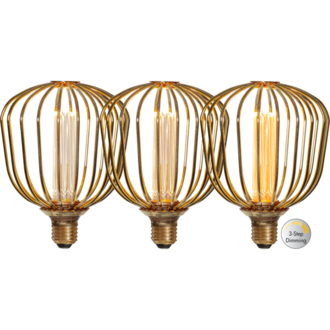 LED Lamp E27 G125 Decoled Metal