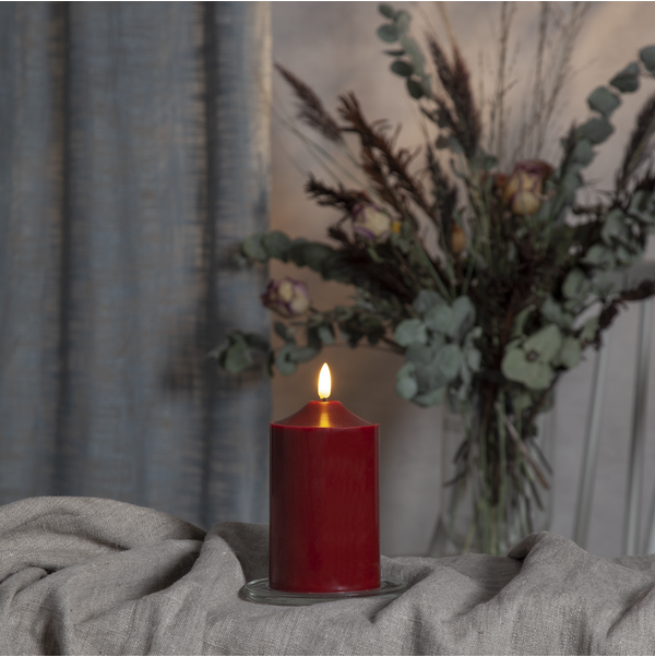 LED Pillar Candle Flamme Top