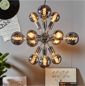 LED Lamp E27 G125 Decoled Spiral Smoke