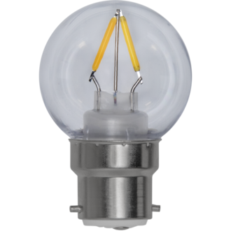 LED Lamp B22 G45 Outdoor Lighting PC Cover Filament