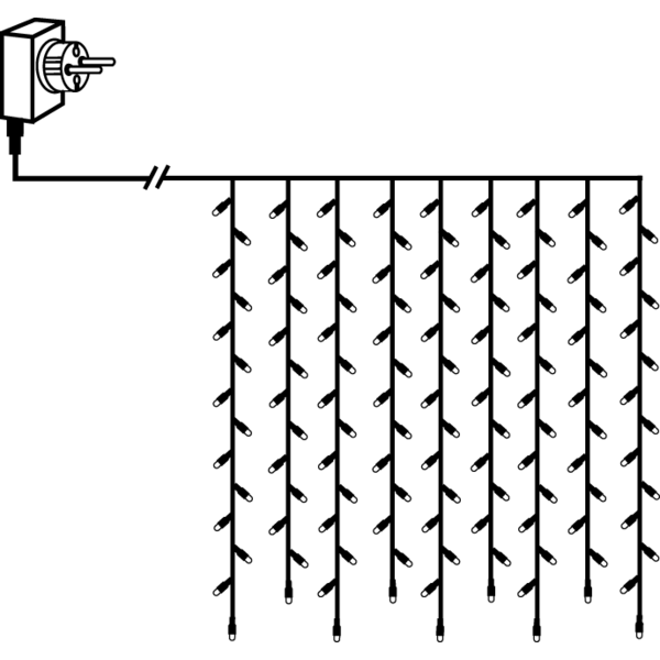 Curtain Lights Serie MicroLED