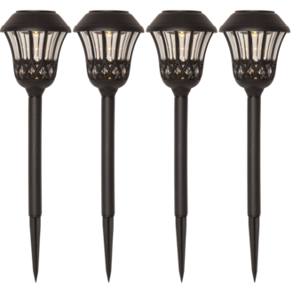 Solar Bollard 4 Pack Lace