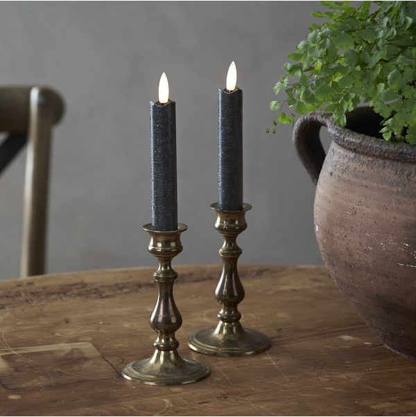 LED Dinner Candle 2 pack Flamme Rustic