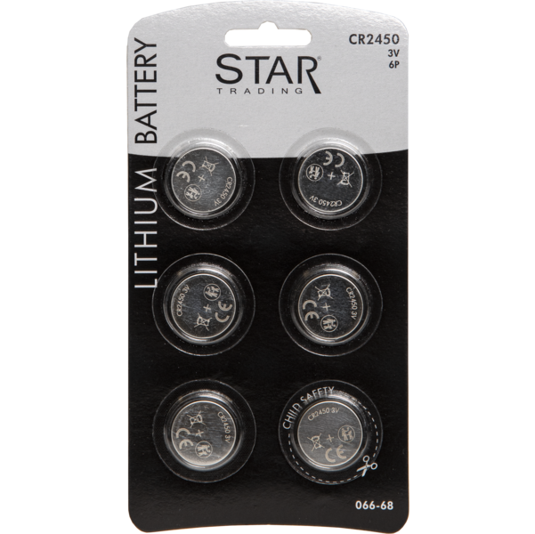 Batteri 6-pack CR2450