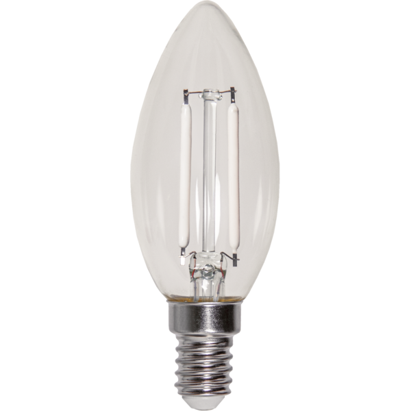 LED Lamp E14 B35 Clear White Filament