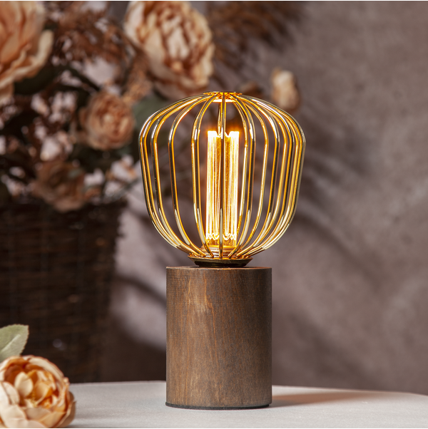 LED Lamp E27 G125 Decoled Metal