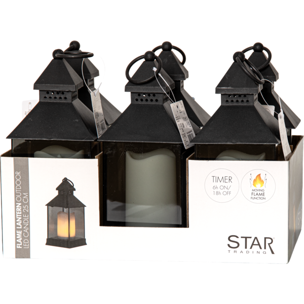 Display Flame Lantern 6 p