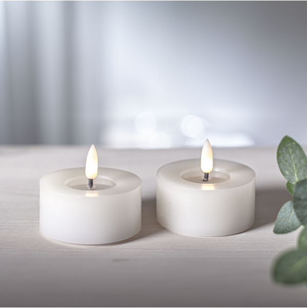 LED Tealight 2 Pack Flamme Flow