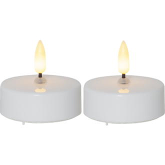 LED Tealight 2 Pack Flamme
